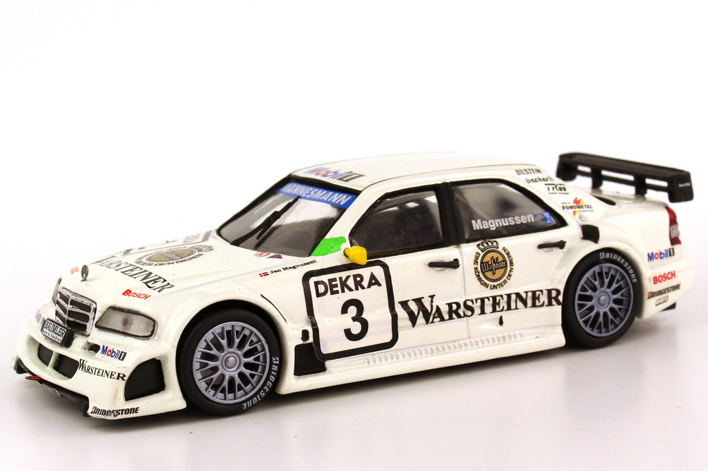 Foto 1:43 Mercedes-Benz C-Klasse (W202) ITC 1996 AMG, Warsteiner Nr.3, Jan Magnussen Onyx XT024