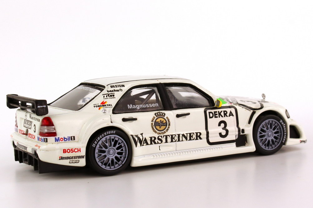 Foto 1:43 Mercedes-Benz C-Klasse (W202) ITC 1996 AMG, Warsteiner Nr.3, Jan Magnussen Onyx XT024