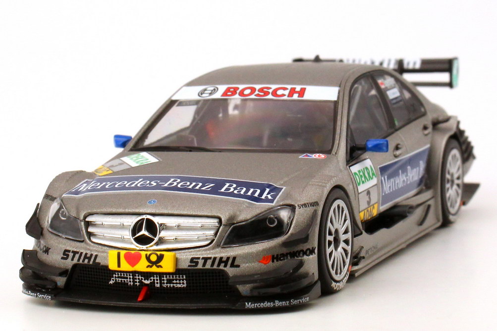 Foto 1:43 Mercedes-Benz C-Klasse (W204 MOPF) DTM 2011 Mercedes-Benz Bank Nr.3, Bruno Spengler Werbemodell Minichamps B66960136