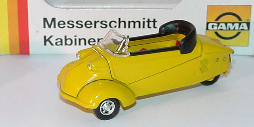 Foto 1:43 Messerschmitt KR 200 offen gelb Gama 51008