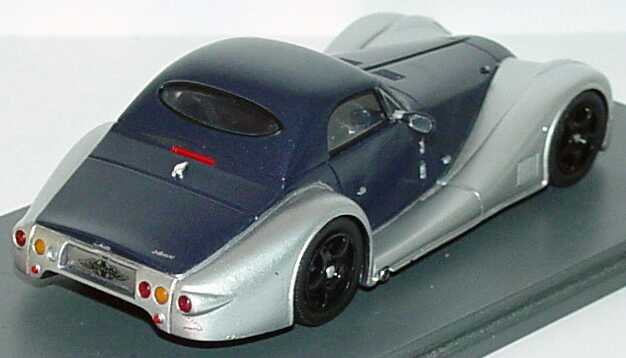 Foto 1:43 Morgan Aero 8 GT Road Version dunkelblau/silber Spark SCMN05
