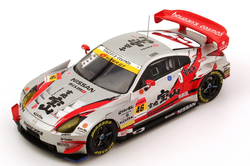 Foto 1:43 Nissan Fairlady Z / 350Z (Z33) Super GT 2006 Direzza, Kiccho Houzan Nr.46, Sasaki / Banba Ebbro 43812