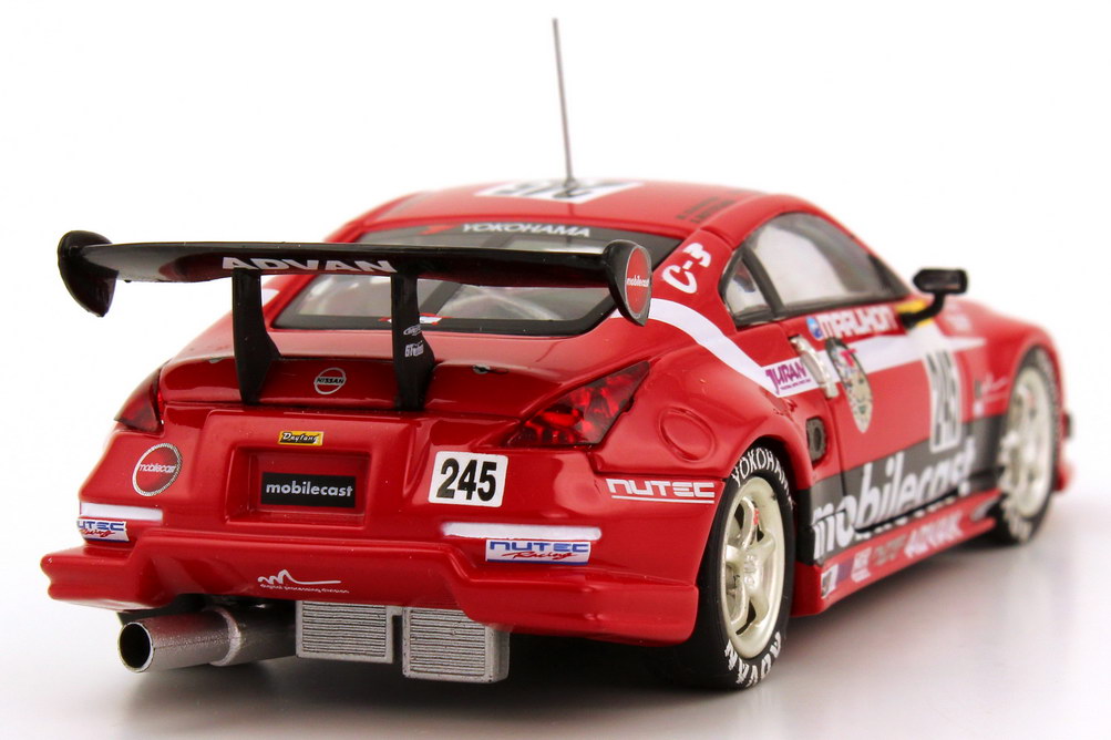 Foto 1:43 Nissan Fairlady Z / 350Z (Z33) Super Taikyu Series 2004 Advan mobilecast Nr.245, Hoshino / Ide / Yanagida / Motoyama Ebbro 43633