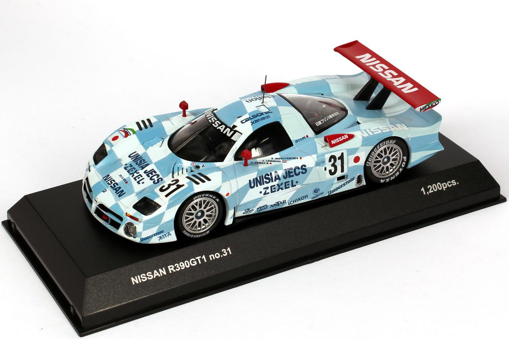 Foto 1:43 Nissan R390 GT1 24h von Le Mans 1998 Unisia JECS Nr.31, E. Comas / J. Lammers / A. Montermini Kyosho 03421B