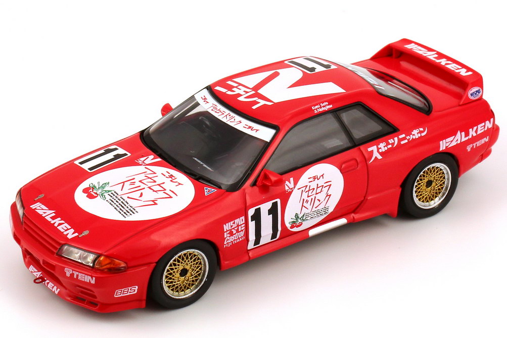Foto 1:43 Nissan Skyline GT-R (R32) N1 JTCC 1991 Nichirei Acerola, Falken Nr.11, K. Sato / S. Nakajima hpi-racing 8137