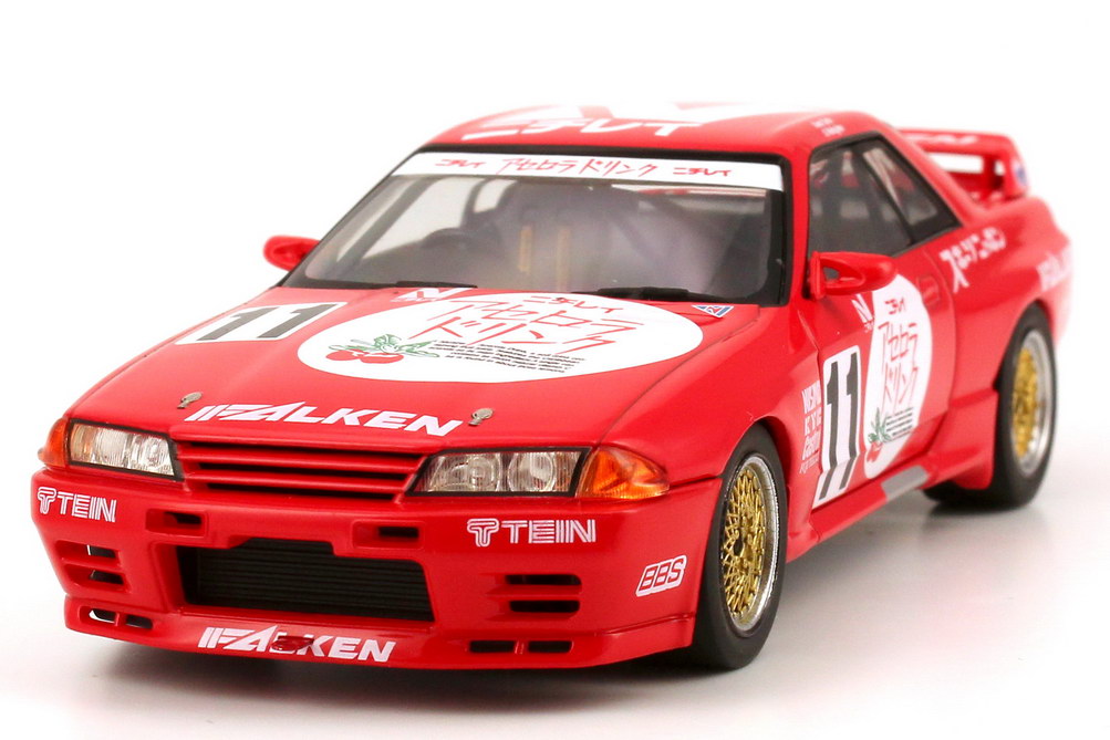 Foto 1:43 Nissan Skyline GT-R (R32) N1 JTCC 1991 Nichirei Acerola, Falken Nr.11, K. Sato / S. Nakajima hpi-racing 8137