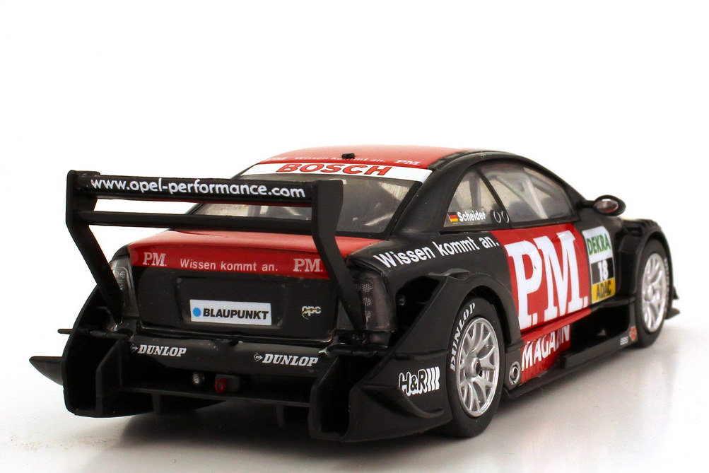 Foto 1:43 Opel Astra V8 Coupé DTM 2003 P.M. Magazin Nr.18, Timo Scheider Schuco 04886