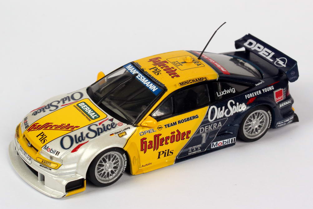 Foto 1:43 Opel Calibra V6 DTM 1995 Rosberg, Old Spice, Hasseröder Nr.1, Ludwig Minichamps 430954201