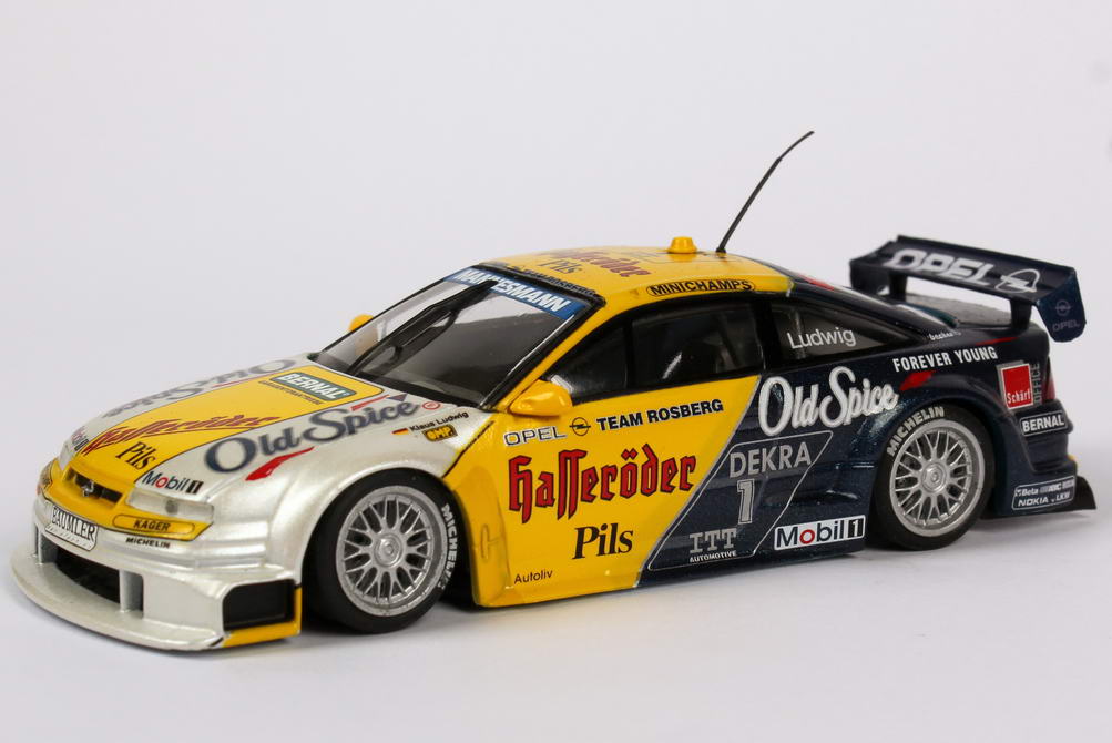 Foto 1:43 Opel Calibra V6 DTM 1995 Rosberg, Old Spice, Hasseröder Nr.1, Ludwig Minichamps 430954201