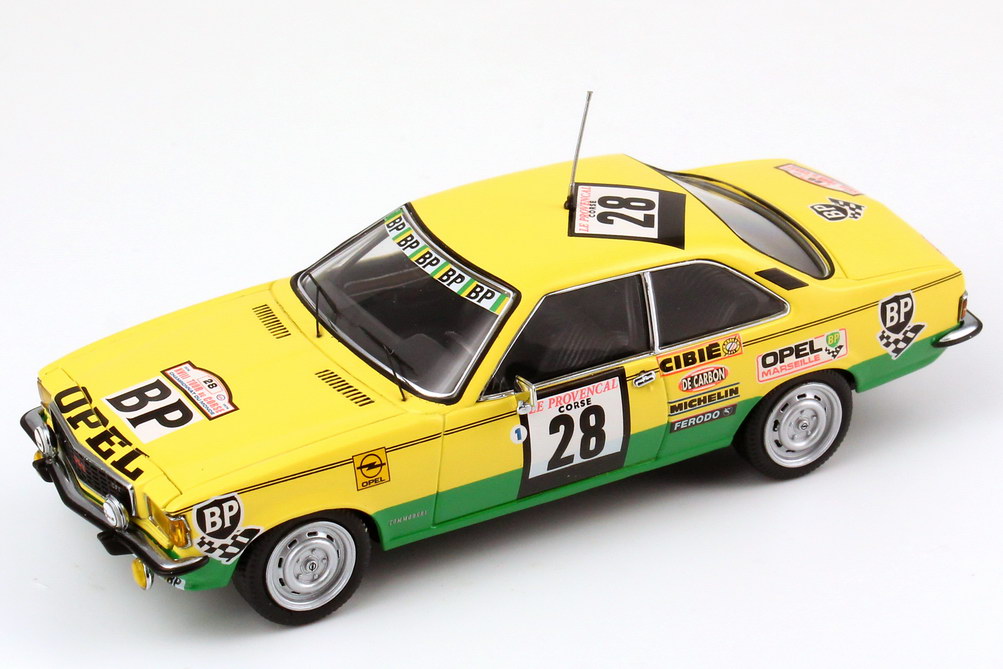 Foto 1:43 Opel Commodore B GS/E Tour de Corse 1974 BP Nr.28, Barailler / Pantalacci Schuco 4502772