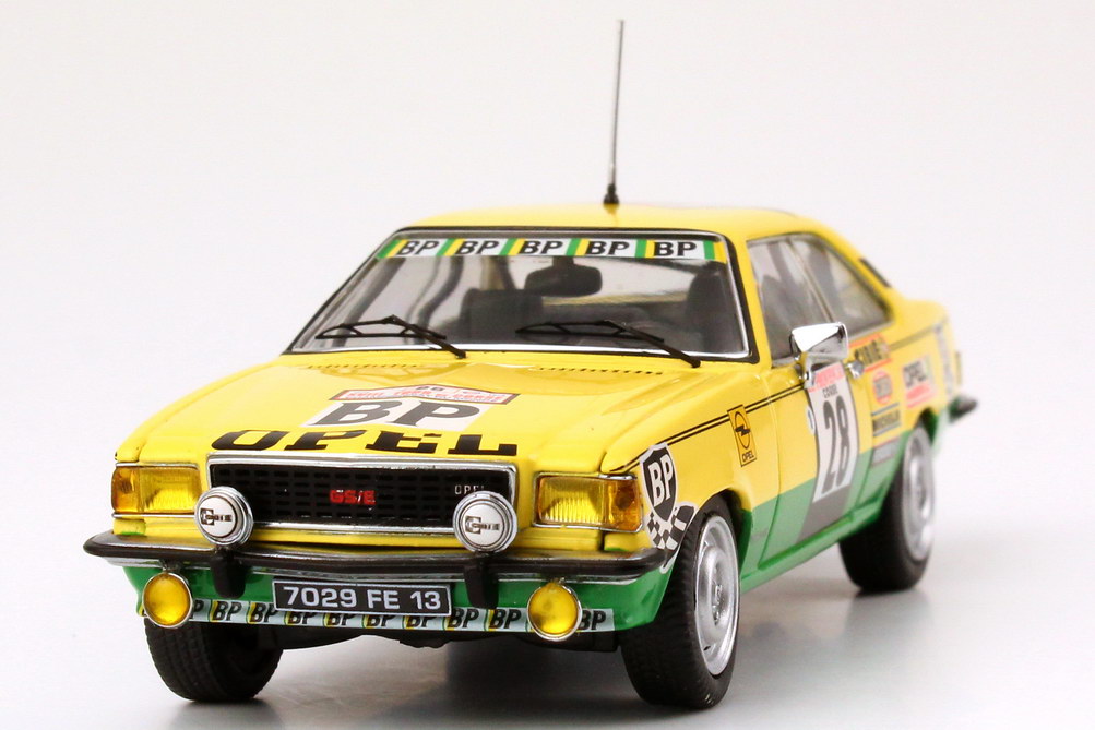 Foto 1:43 Opel Commodore B GS/E Tour de Corse 1974 BP Nr.28, Barailler / Pantalacci Schuco 4502772