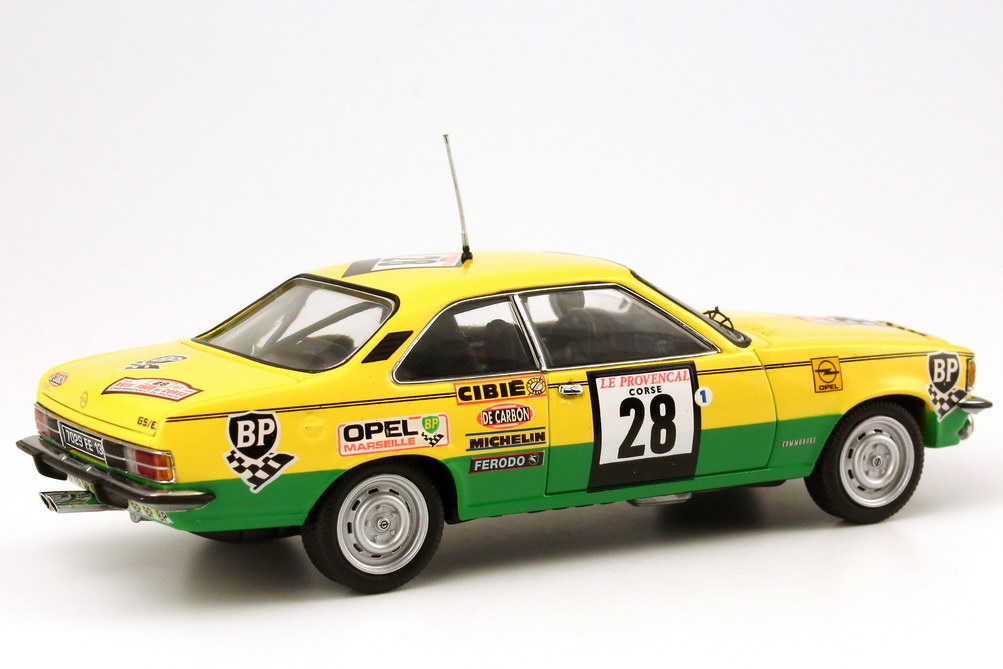 Foto 1:43 Opel Commodore B GS/E Tour de Corse 1974 BP Nr.28, Barailler / Pantalacci Schuco 4502772