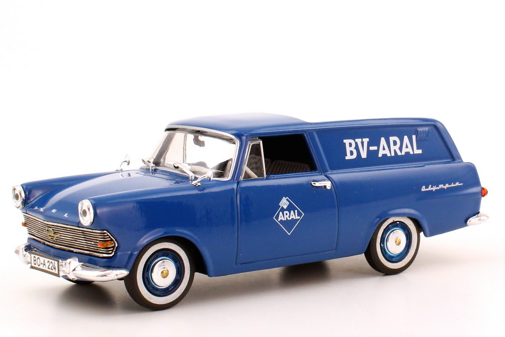 Foto 1:43 Opel Rekord PII Caravan Kastenwagen (1960) BV-Aral Starline 560627
