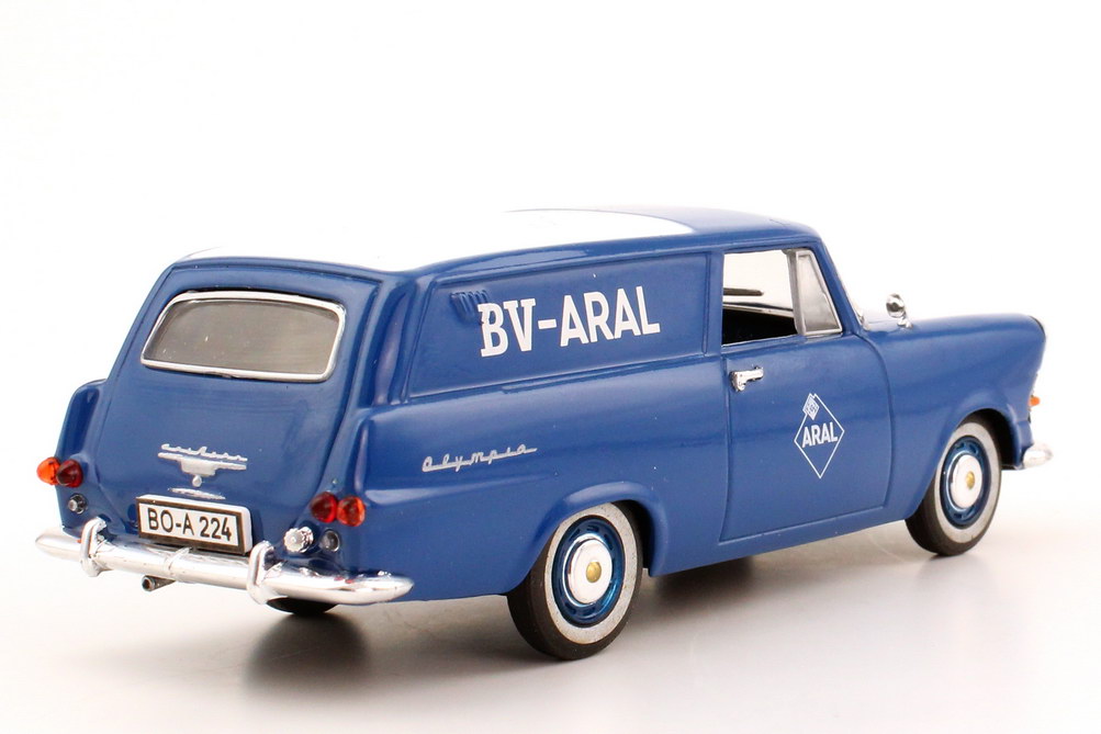Foto 1:43 Opel Rekord PII Caravan Kastenwagen (1960) BV-Aral Starline 560627