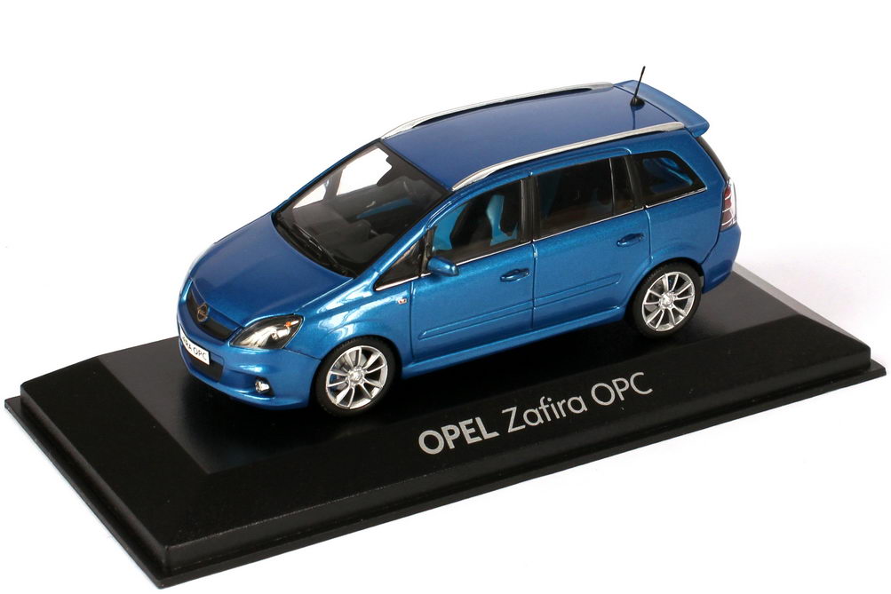 43 Opel Zafira B OPC Arden Blau Blue Dealer Edition