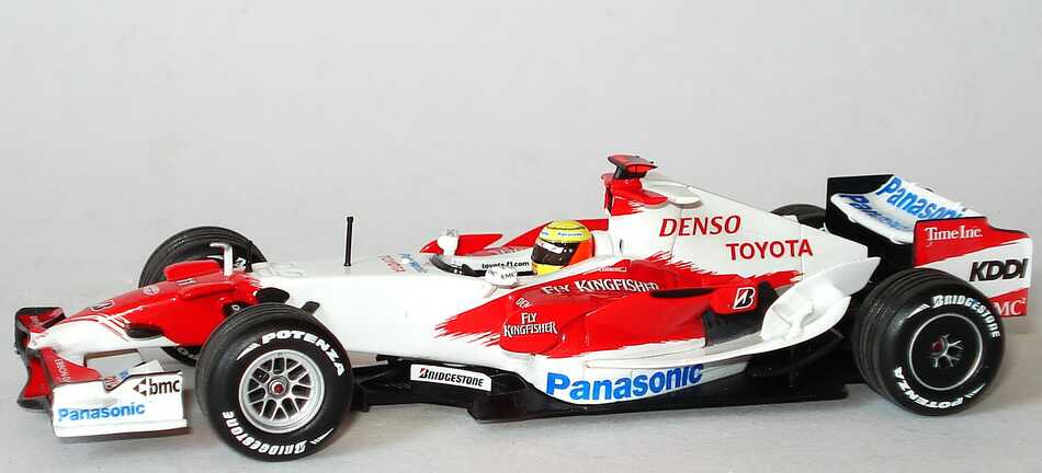 Foto 1:43 Panasonic Toyota Racing TF107 Formel 1 2007 Nr.11, Ralf Schumacher Minichamps 400070011