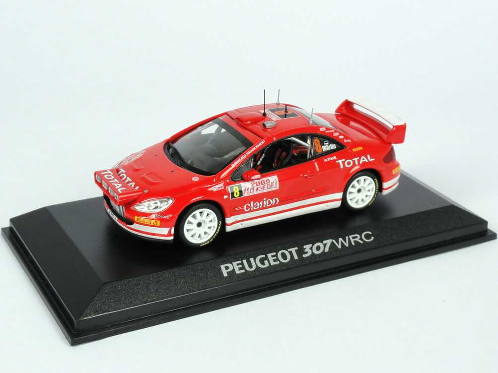 Foto 1:43 Peugeot 307 CC WRC Rallye Monte Carlo 2005 Total Nr.8, Märtin / Park Norev 473793