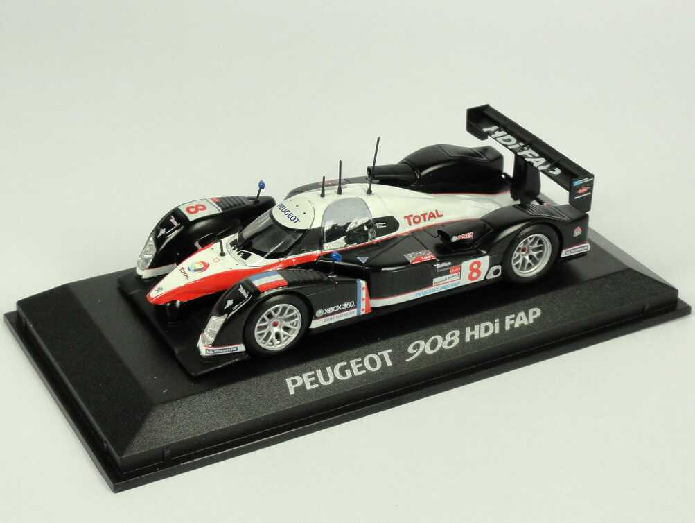 Foto 1:43 Peugeot 908 HDi FAP LeMans 2007 Total Nr.8, Lamy / Sarrazin / Bourdais Norev 472719