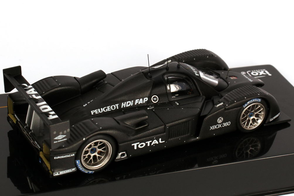Foto 1:43 Peugeot 908 HDi FAP Test Car Paul Ricard 2007 mattschwarz Ixo LMM102