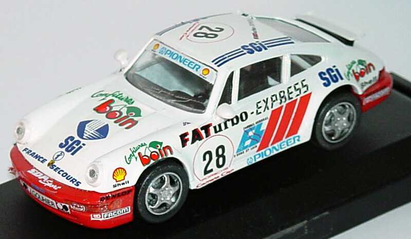 Foto 1:43 Porsche 911 Carrera 2 (Cup-Version) PCC FATurbo-Express Nr.28, Gouhier Vitesse
