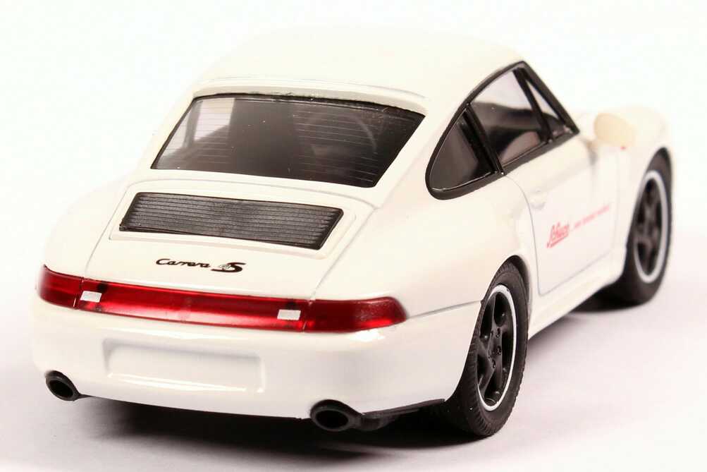 Foto 1:43 Porsche 911 Carrera 4S (993) weiß Schuco... wer bremst verliert! Schuco 04153