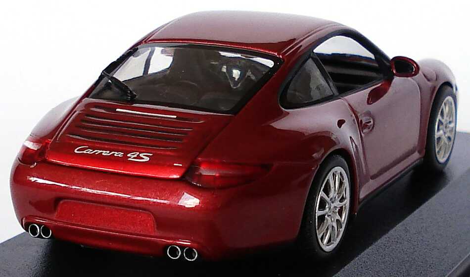 Foto 1:43 Porsche 911 Carrera 4S (997, Modell 2009) rubinrot-met. Werbemodell Minichamps WAP02001718
