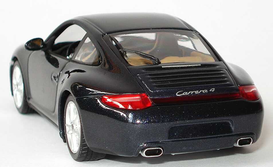 Foto 1:43 Porsche 911 Carrera 4 (997, Modell 2009) atlasgrau-met. Werbemodell Minichamps WAP02001518