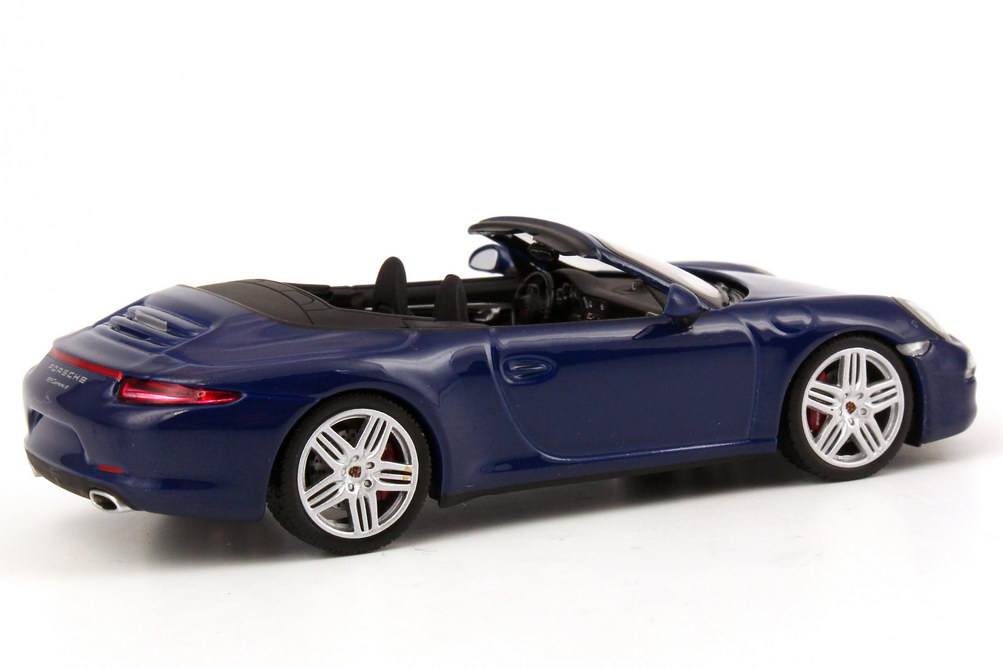 Foto 1:43 Porsche 911 Carrera 4 Cabriolet (991) aqua-blau-met. Werbemodell Minichamps WAP0201110C