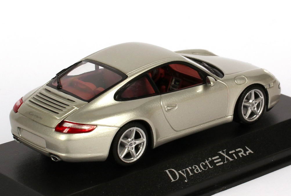 Foto 1:43 Porsche 911 Carrera (997) silber-met. Dyract Extra Werbemodell Minichamps WAP020XXX14