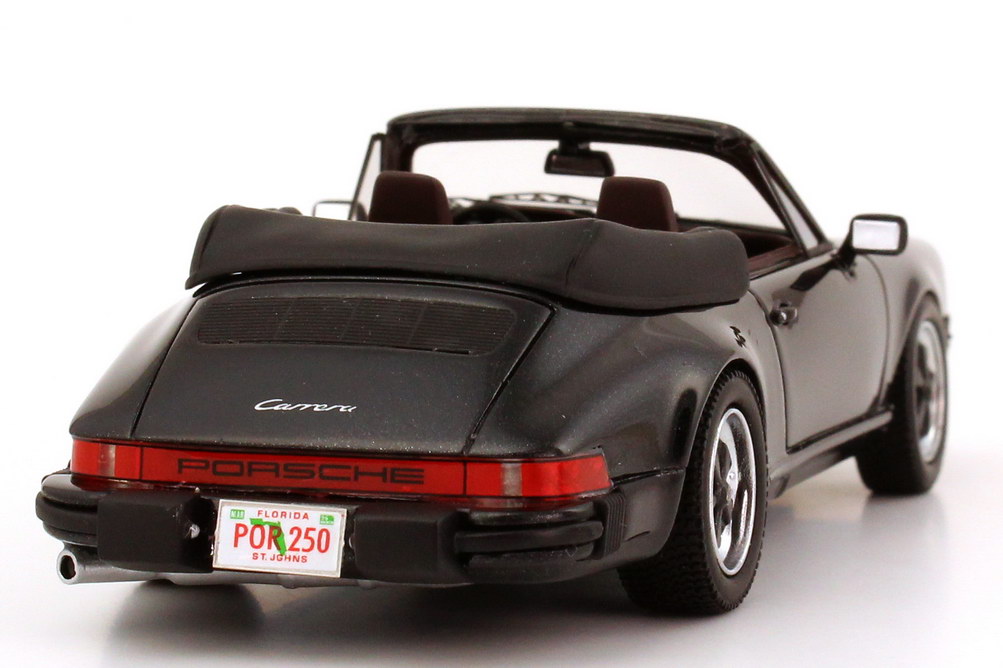 Foto 1:43 Porsche 911 Carrera Cabrio US-Version schwarz-met. NEO Scale Models 43250