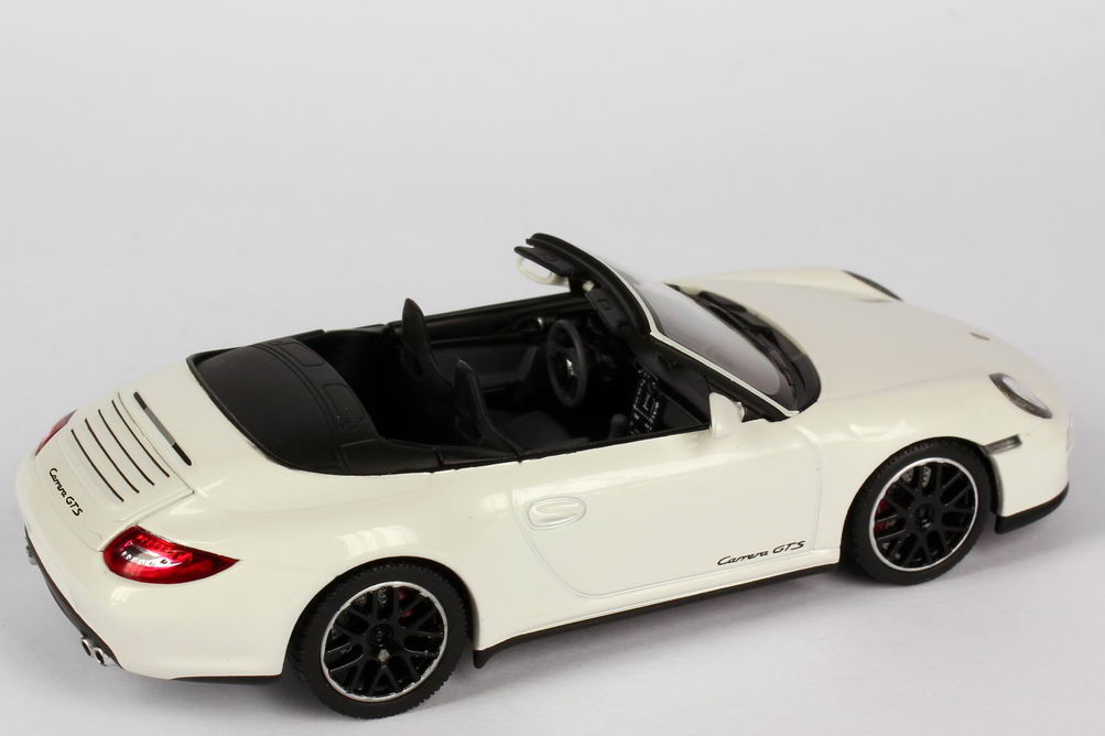 Foto 1:43 Porsche 911 Carrera GTS Cabriolet (997, Modell 2011) carrara-weiß Werbemodell Minichamps WAP0200210B