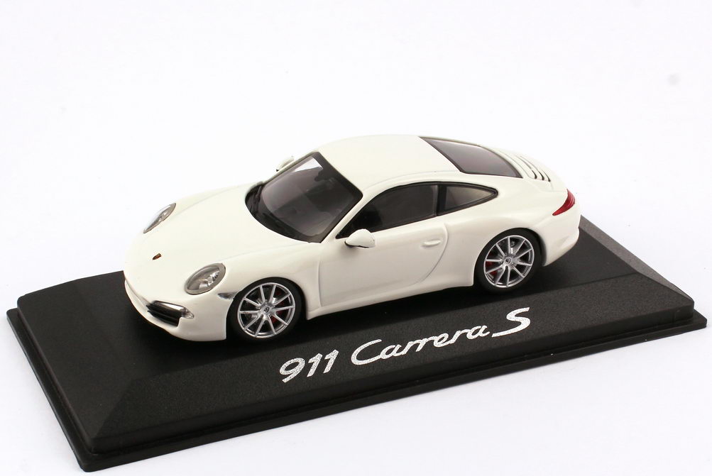 Foto 1:43 Porsche 911 Carrera S (991) carrera-weiß Limited Edition IAA 2011 Werbemodell Minichamps WAX20100090