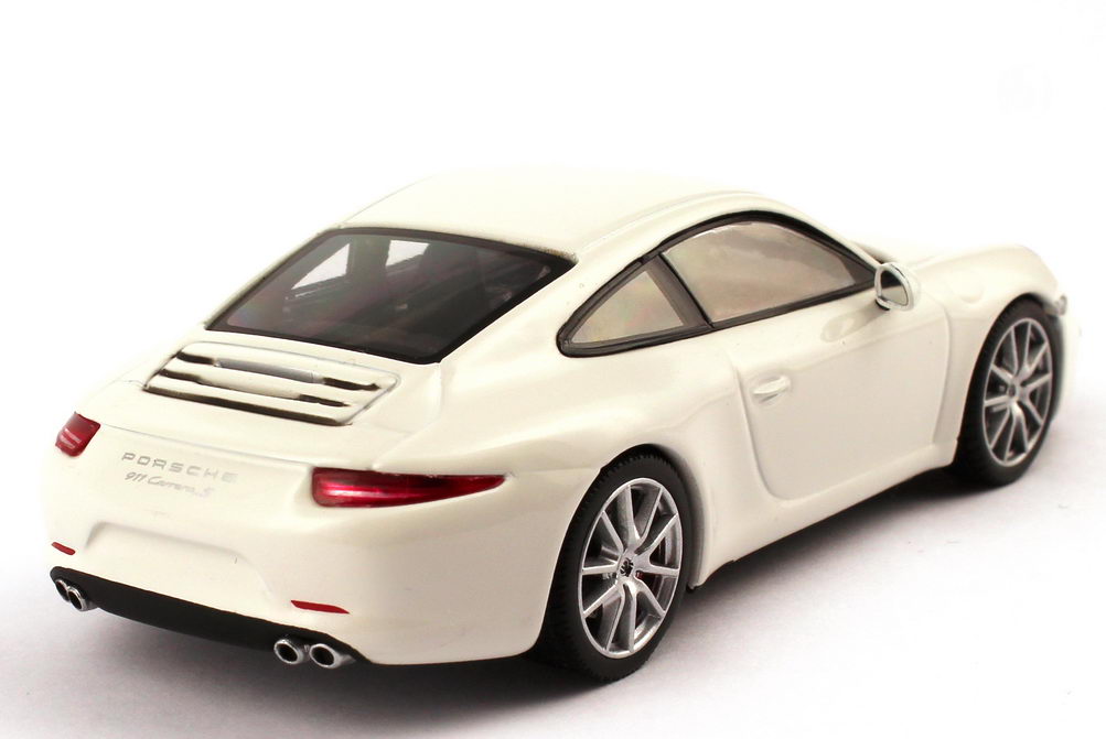 Foto 1:43 Porsche 911 Carrera S (991) carrera-weiß Limited Edition IAA 2011 Werbemodell Minichamps WAX20100090