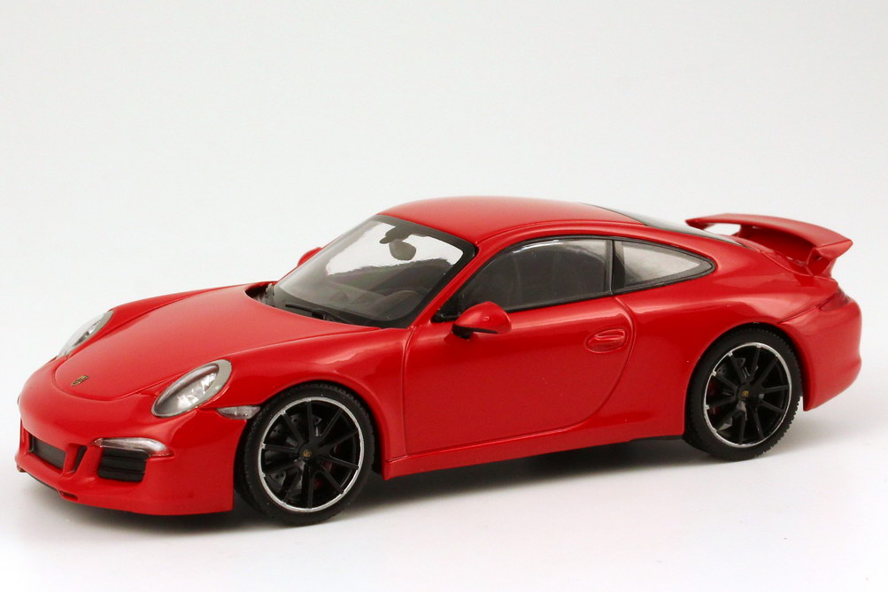 Foto 1:43 Porsche 911 Carrera S Aerokit Cup (991) rot Werbemodell Minichamps WAP0201130D