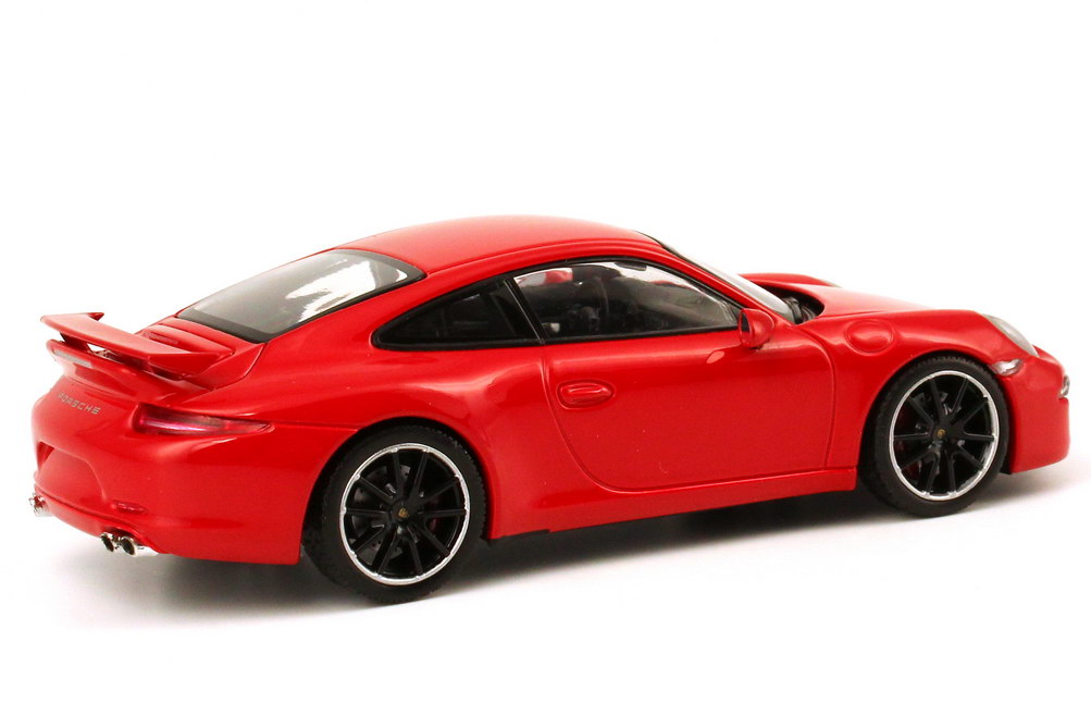 Foto 1:43 Porsche 911 Carrera S Aerokit Cup (991) rot Werbemodell Minichamps WAP0201130D
