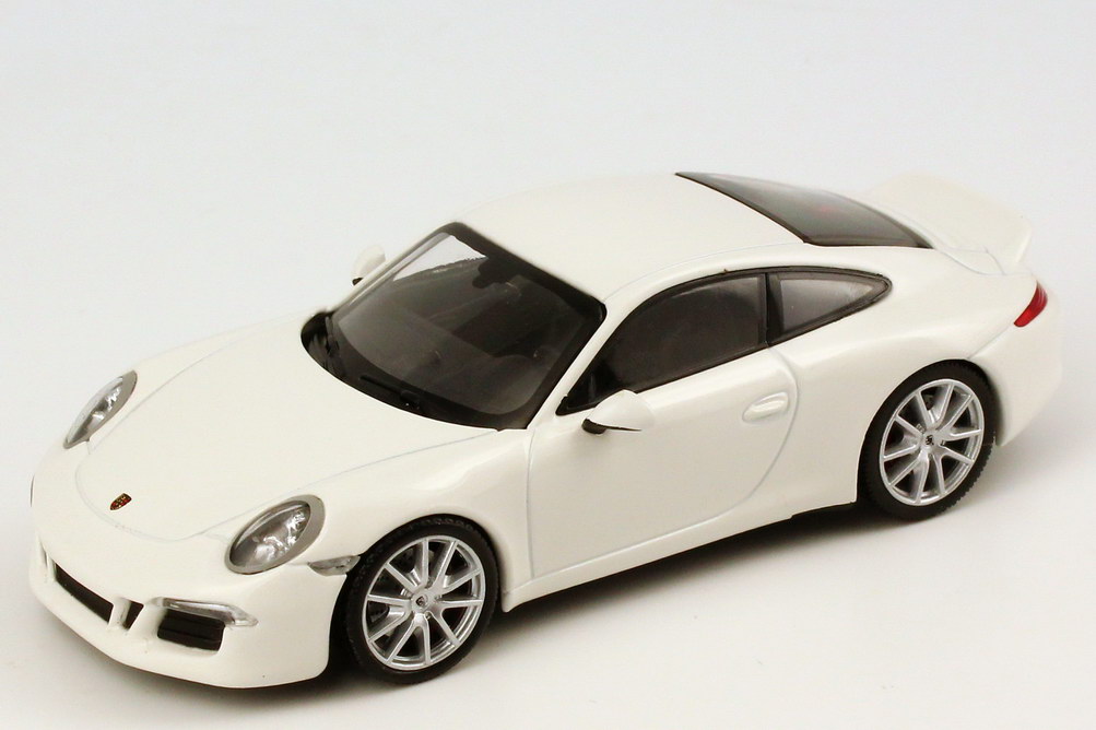 Foto 1:43 Porsche 911 Carrera S SportDesign (991) carrera-weiß Werbemodell Minichamps WAP0201140D