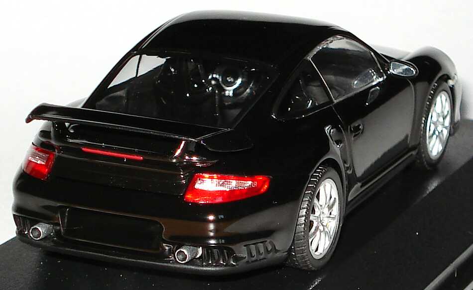 Foto 1:43 Porsche 911 GT2 (997) schwarz 911 GT2 Weltpremiere IAA 2007 Werbemodell Minichamps WAP02000118