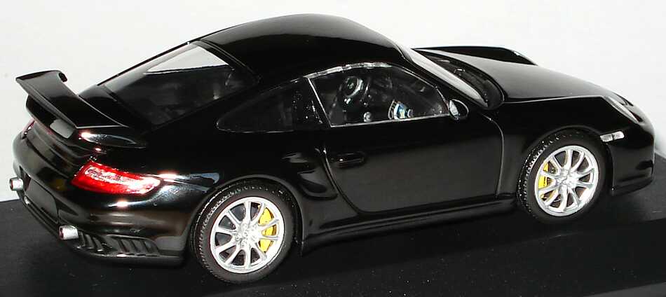 Foto 1:43 Porsche 911 GT2 (997) schwarz 911 GT2 Weltpremiere IAA 2007 Werbemodell Minichamps WAP02000118