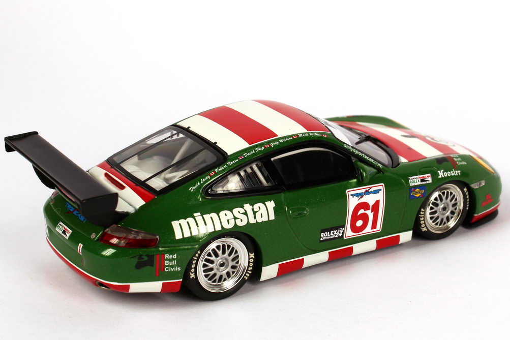 Foto 1:43 Porsche 911 GT3 Cup (996) 24h Daytona 2005 Minestar Nr.61, Nearn / Lacey / Shep / G. + M. Wilkins Minichamps 400056261