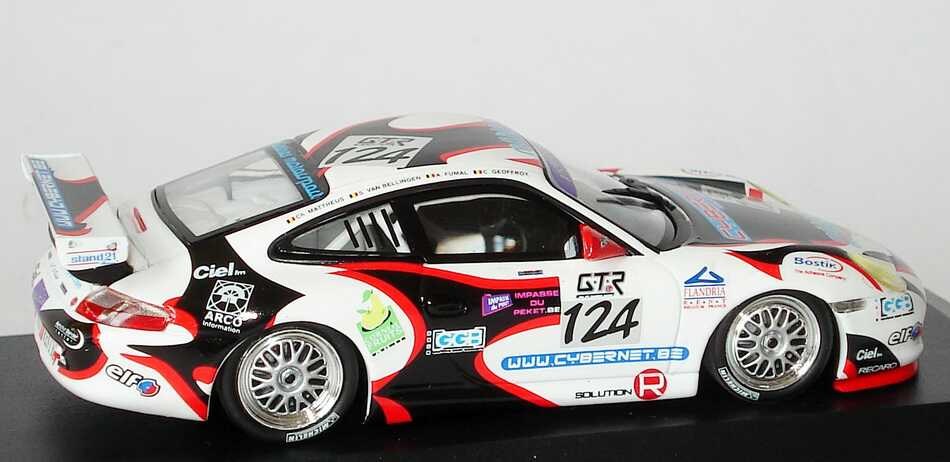 Foto 1:43 Porsche 911 GT3 Cup (996) 24h von Spa-Fancorchamps 2005 Mühlner Motorsport Nr.124, Mattheus / Vanbellingen / Fumal / Geoffreoy Minichamps 400056224