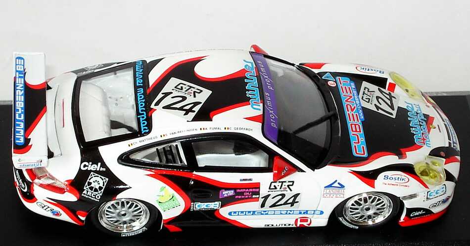 Foto 1:43 Porsche 911 GT3 Cup (996) 24h von Spa-Fancorchamps 2005 Mühlner Motorsport Nr.124, Mattheus / Vanbellingen / Fumal / Geoffreoy Minichamps 400056224