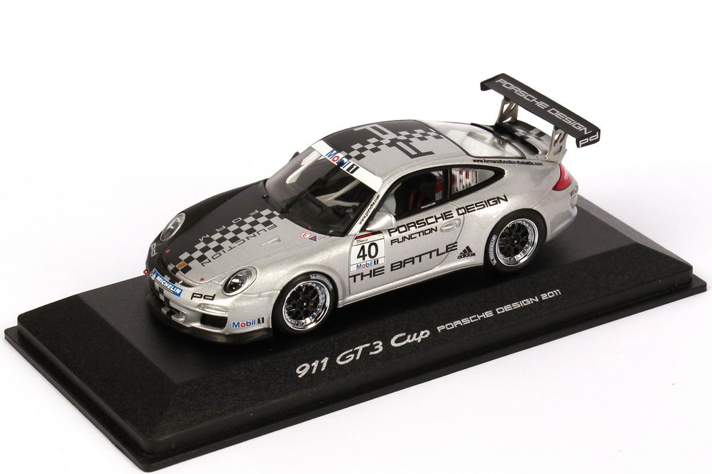 Foto 1:43 Porsche 911 GT3 Cup (997) Porsche Design, The Battle 2011 Nr.40 Werbemodell Minichamps WAP0200180C