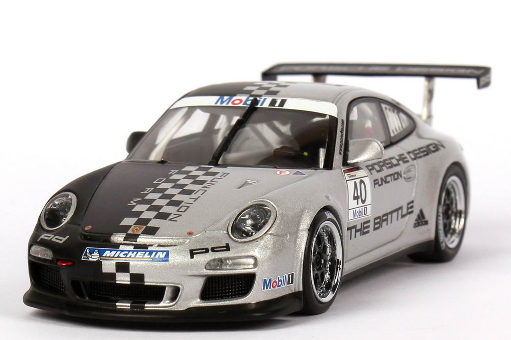 Foto 1:43 Porsche 911 GT3 Cup (997) Porsche Design, The Battle 2011 Nr.40 Werbemodell Minichamps WAP0200180C