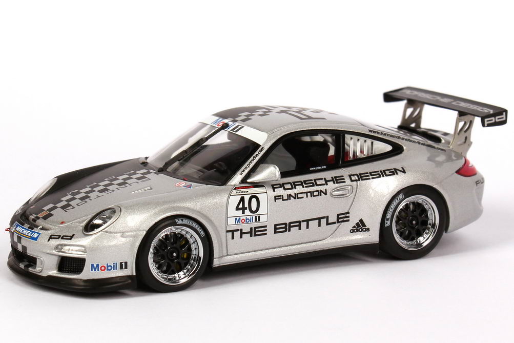 Foto 1:43 Porsche 911 GT3 Cup (997) Porsche Design, The Battle 2011 Nr.40 Werbemodell Minichamps WAP0200180C