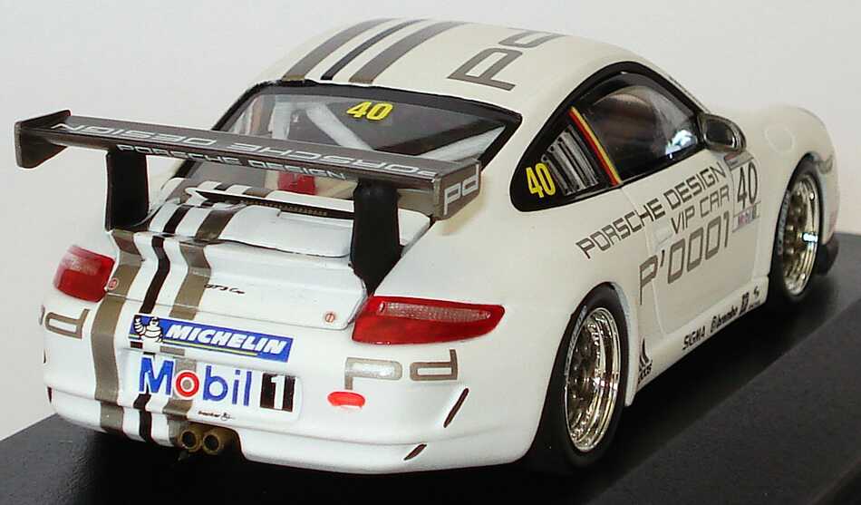 Foto 1:43 Porsche 911 GT3 Cup (997) Porsche Mobil1 Supercup 2008 VIP-Car Nr.40 Werbemodell Minichamps WAP02002718