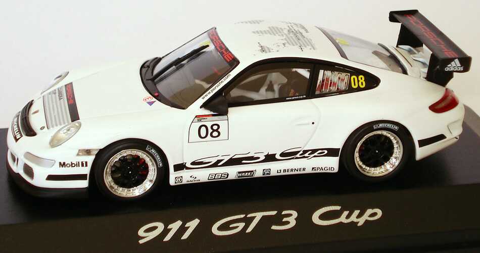 Foto 1:43 Porsche 911 GT3 Cup (997) Präsentationsfahrzeug 2008 Nr.08 Werbemodell Minichamps WAP02002418