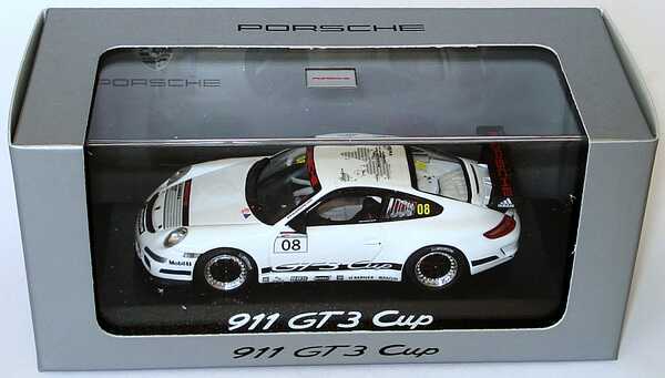 Foto 1:43 Porsche 911 GT3 Cup (997) Präsentationsfahrzeug 2008 Nr.08 Werbemodell Minichamps WAP02002418
