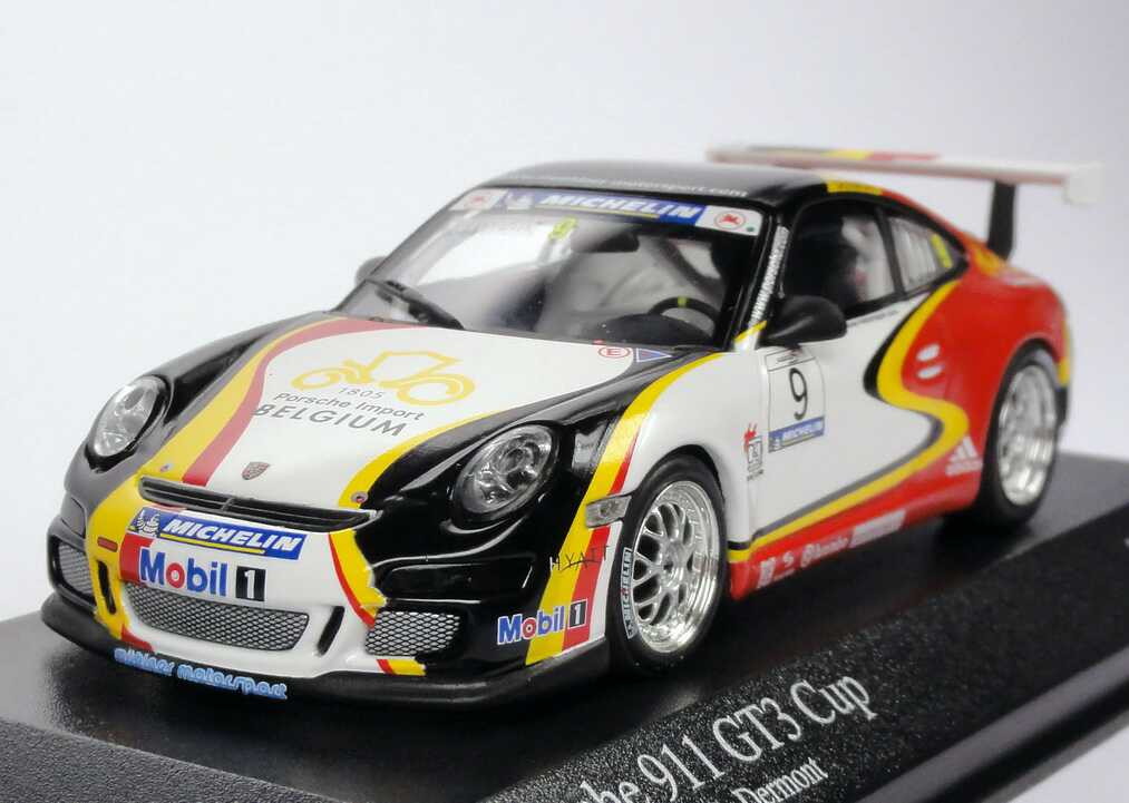 Foto 1:43 Porsche 911 GT3 Cup (997) Supercup 2006 Mühlner Motorsport, Porsche Import Belgium Nr.9, Dermont Minichamps 400066409
