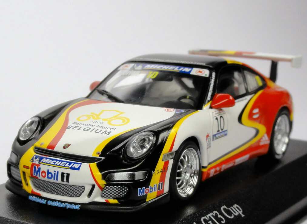 Foto 1:43 Porsche 911 GT3 Cup (997) Supercup 2006 Mühlner Motorsport, Porsche Import Belgium Nr.10, Horion Minichamps 400066410