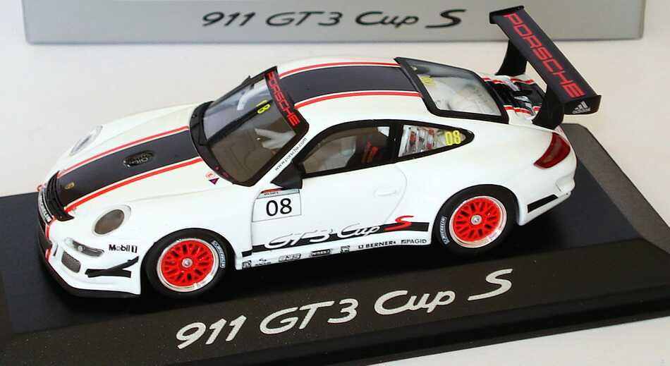 Foto 1:43 Porsche 911 GT3 Cup S (997) Promotion 2008 Nr.08 Werbemodell Minichamps WAP02002019